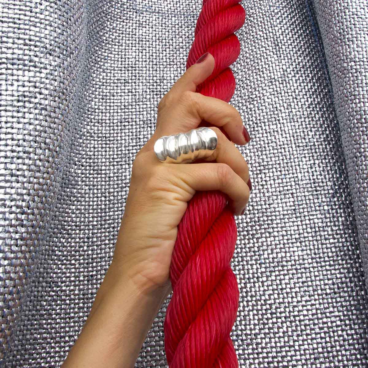 Bague Double Drapée