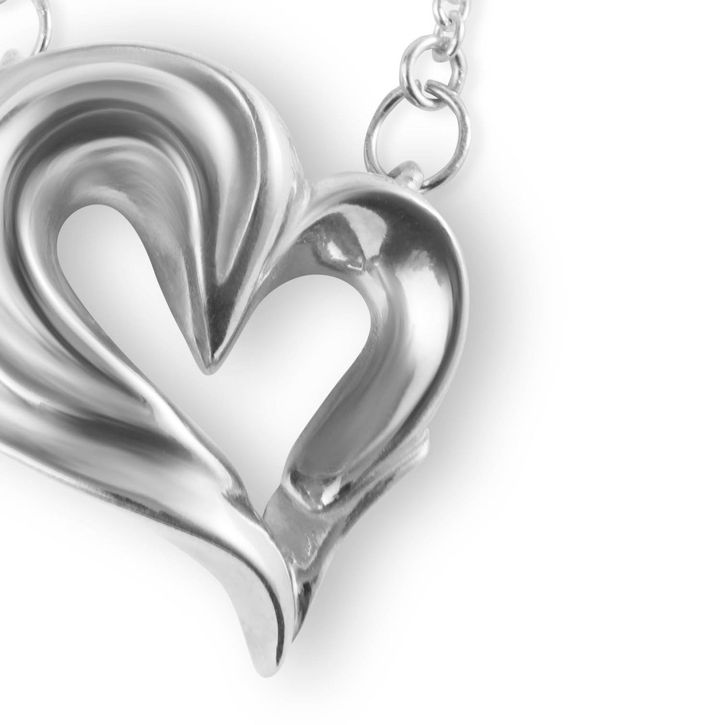 Collier Cœur Drapé Crush