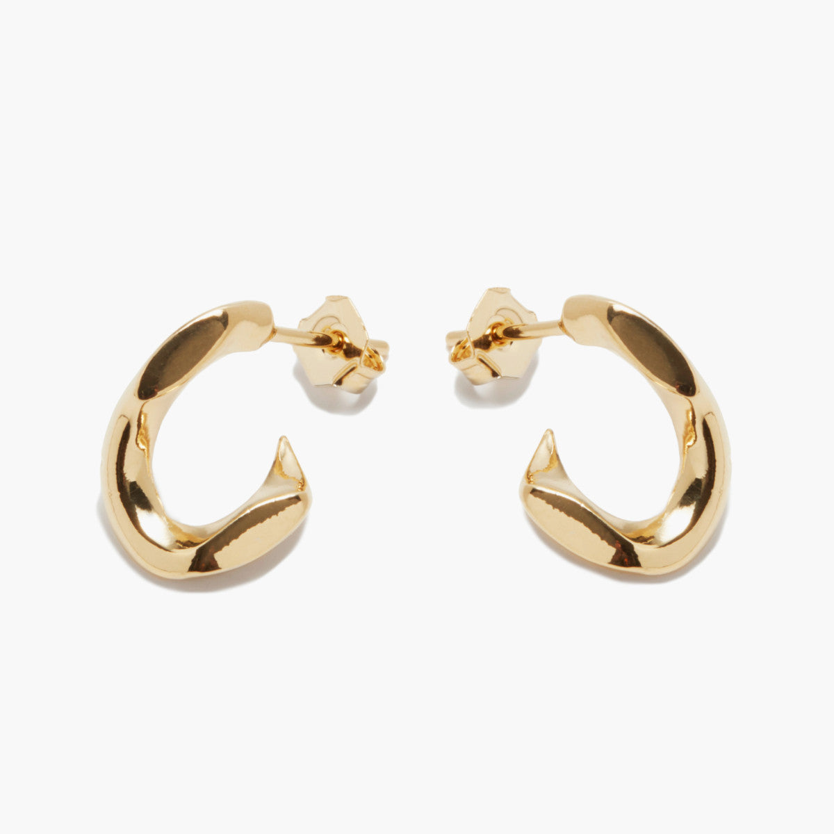 Men Pierced Chain Earrings