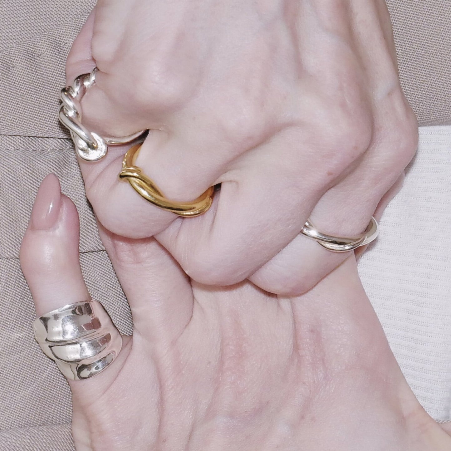 Bague Unity Simple Vermeil