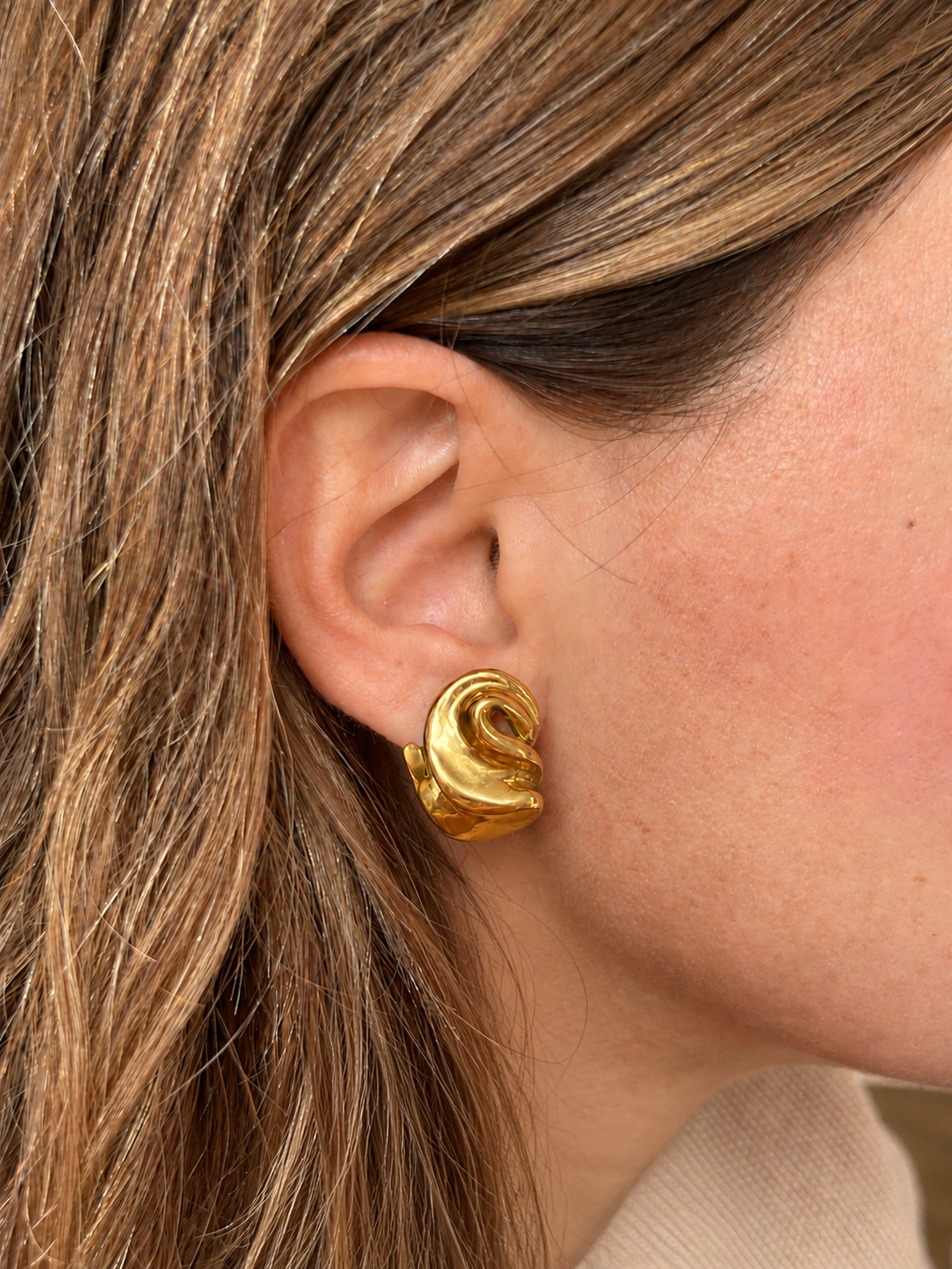 Boucle d'Oreille Solo Whipped Cream