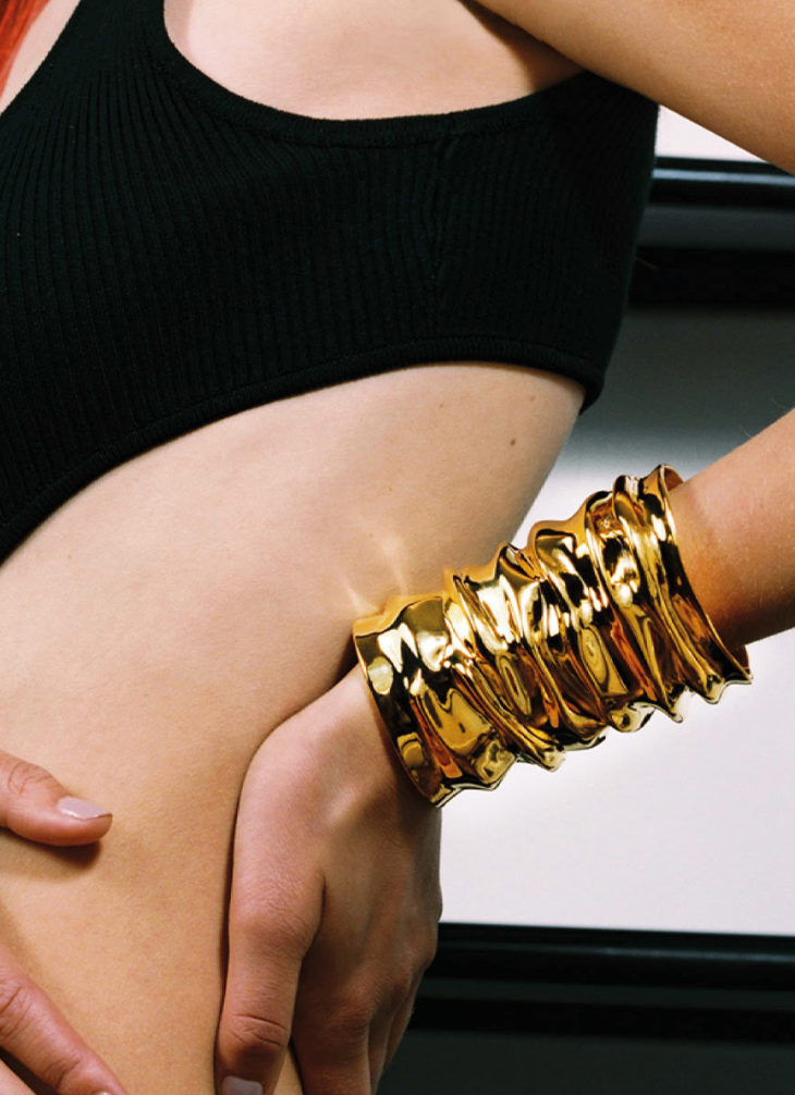 Long Drapée Cuff