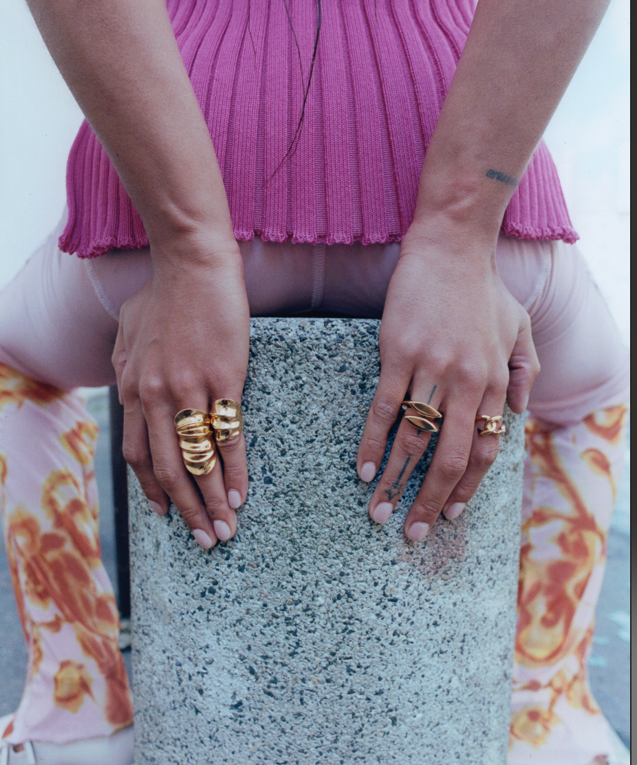 Double Drapée Ring