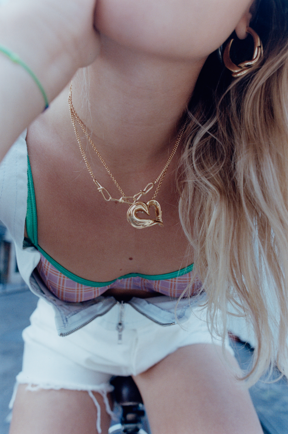 Collier Cœur Drapé Crush