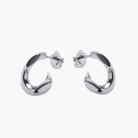 Men Pierced Chain Earrings